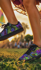 Primordial Psychedelic Low-Top Sneakers product video