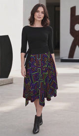 Prismatic Overlay Wrap Skirt product video