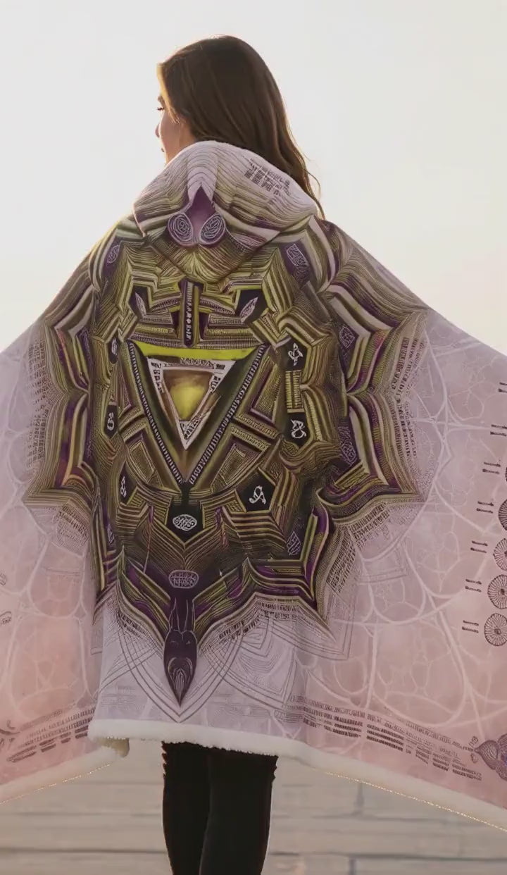 Manipura Solar Plexus Chakra Hooded Blanket product video