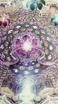 "SPIRIT - Crown Chakra" Stretched Canvas Print