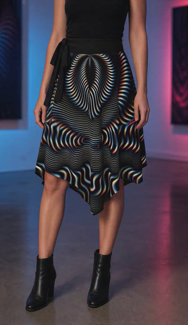 Waveform Wrap Skirt product video