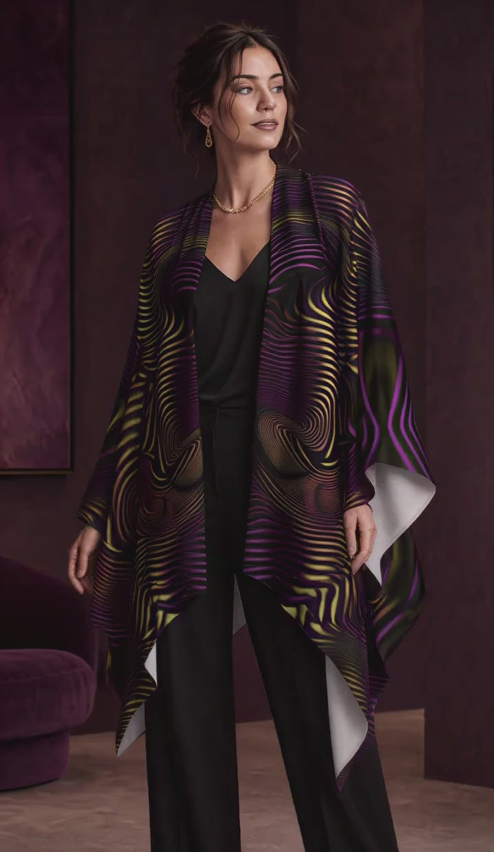 Velvet Dream Draped Kimono product video