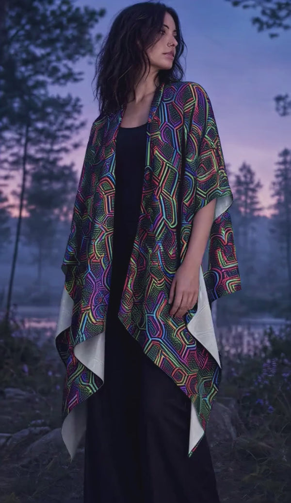 Aya Draped Kimono product video