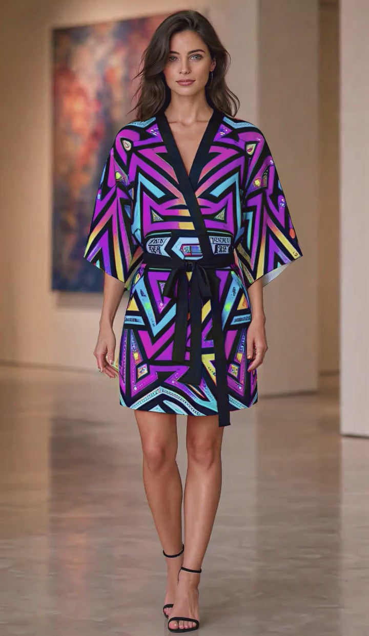 Mystic Mandala kimono robe product video