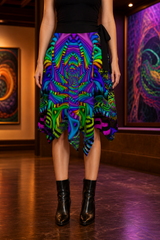 Primordial Wrap Skirt lifestyle front view
