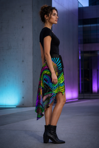 Primordial Wrap Skirt lifestyle right-side view