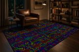 Prismatic Overlay Area Rug