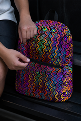 Rainbow Healing Backpack — 04 front pocket detail