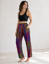 Rainbow Healing | Unisex Lounge Pants approved lifestyle 03 03 side fit