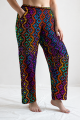Rainbow Healing | Unisex Lounge Pants approved lifestyle 04 04 construction detail