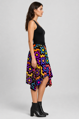 Rainbow Healing Wrap Skirt lifestyle right-side view