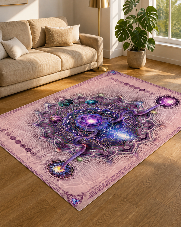 Sahasrara Crown Chakra Area Rug