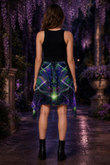Trance Nectar Wrap Skirt lifestyle back view