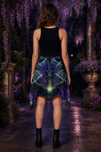 Trance Nectar Wrap Skirt lifestyle back view