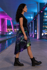 Trance Nectar Wrap Skirt lifestyle right-side view