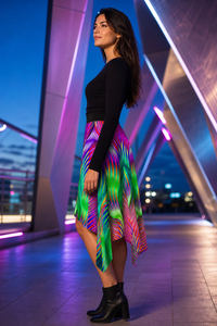 Twisted II Wrap Skirt lifestyle right-side view