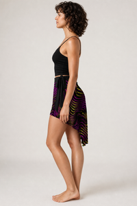 Velvet Dream Wrap Skirt lifestyle left-side view