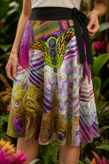 Venusian Flora Wrap Skirt approved lifestyle 4: 04 waist tie detail
