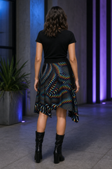 Waveform Wrap Skirt lifestyle back view