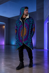 Xenoflow Psychedelic Microfleece Cloak — approved lifestyle view 01 — 01-hero-candidate