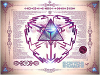 Universal Transmissions III - Merkaba Limited Edition Metallic Archival Print