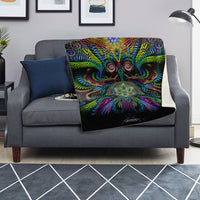 Primordial Presence  Microfleece Blanket