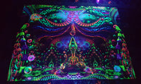 UV Active NEON Canvas Backdrop - Primordial Playroom