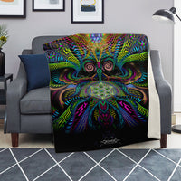 Primordial Presence  Microfleece Blanket
