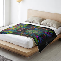 Primordial Presence  Microfleece Blanket