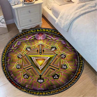 Manipura Circular Rug | Solar Plexus Chakra