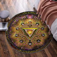 Manipura Circular Rug | Solar Plexus Chakra