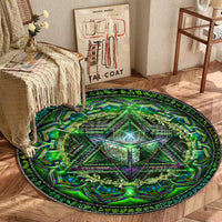 Anahata Circular Rug | Heart Chakra