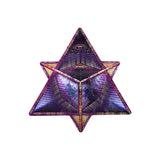 Golden Merkaba Freeform Beach Towel
