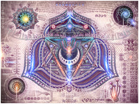 Bio-Energetic Vortexes No:5 - Truth - Art Print (Throat Chakra)