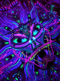 UV Active NEON Canvas Backdrop - Ðëòxÿríßøñµçlëìç HÿÞêrdïmèñsîøñ
