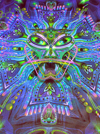 UV Active NEON Canvas Backdrop - Ðëòxÿríßøñµçlëìç HÿÞêrdïmèñsîøñ