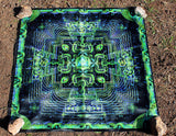 <transcy>UV Aktif NEON Kanvas Zemin - Divine Yantra 72 x 72 cm</transcy>
