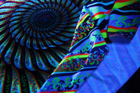 NEON Lycra Tapestry / Backdrop - Phonetic Vortex