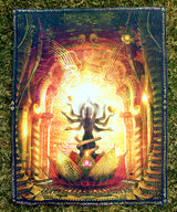 Lycra Tapestry / Backdrop of Temple of Scintillating Sights