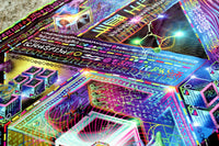 Triangular Lycra Tapestry / Backdrop of Trinary Transcendence