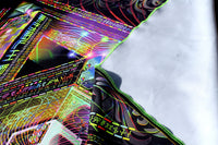 UV Active NEON Lycra Tapestry / Backdrop of Trinary Transcendence
