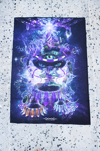 UV Active NEON Canvas Backdrop - Copelandian Paradigm