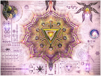 Bio-Energetic Vortexes No:3 - Power - Art Print (Solar Plexus Chakra)