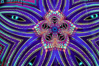 UV Active NEON Lycra Tapestry / Backdrop - Vaulted