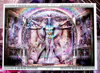 Limited Edition Archival Print of "Universal Transmissions XI: Vitruvian Spirit"