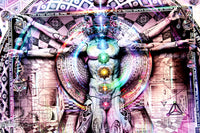 Limited Edition Archival Print of "Universal Transmissions XI: Vitruvian Spirit"