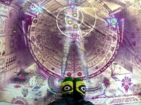 XL Lycra Tapestry / Backdrop of Recursive Pantheism