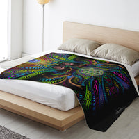 Primordial Presence  Microfleece Blanket
