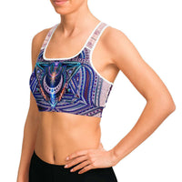 Vishuddha | Throat Chakra Sports Bra