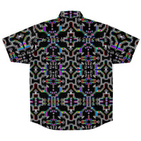 Prismatic Grid Button Down Shirt